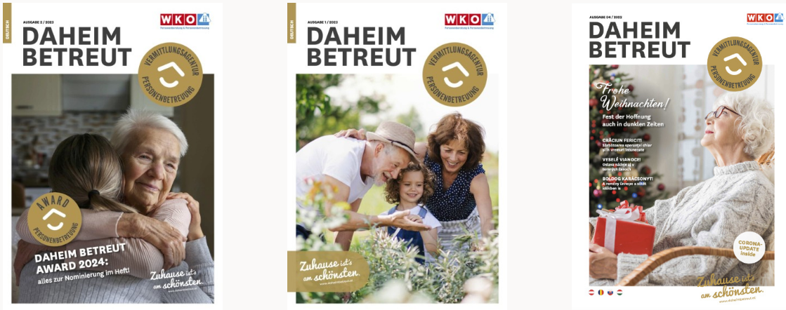 Daheim betreut - Magazin für Personenbetreuer:innen